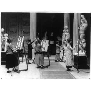   Female Art Students,Drawing,Corcoran Art Gallery,1924