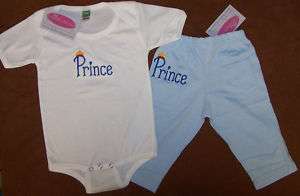 Prince & Royal Crown 2Pc Infant Baby Nighttime Pajamas  