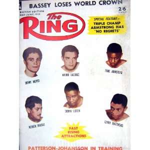    BOXING 1959 MOYER ARMSTEAD VARGAS LISTON FLEISCHER