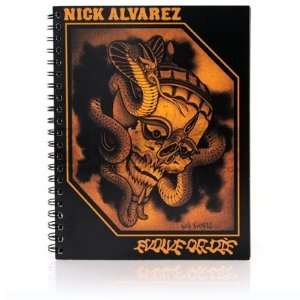  Nick Alvarez Evolve or Die Sketchbook Tattoo Refernce Book 