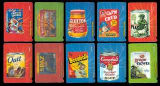 WACKY PACKAGES ANS 8 MOTION BAG TAG SET #1   #10  