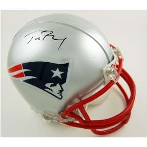 Tom Brady Autographed New England Patriots Replica Mini Helmet  