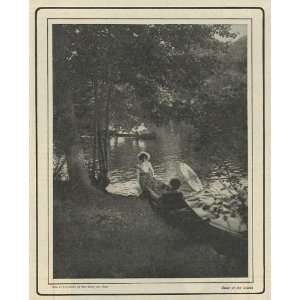   the island,Patricias last love affair,canoe,lake,Zaida Ben Yusuf,1901