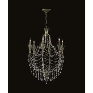   6492 6 33 Cristal Lighting Luciana Collection lighting: Home & Kitchen