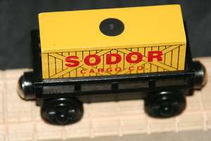 THOMAS 2PC SODOR & CARGO TRAIN~ fits Wood track  