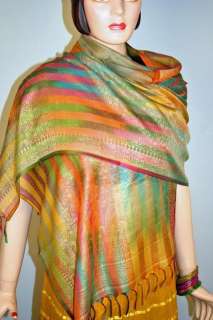 50 Art Silk Rainbow Boho LONG SCARF STOLE wrap Hijab  