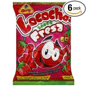 Beny Candy, Fresa, Locochas, 19 Ounce (Pack of 6)  Grocery 