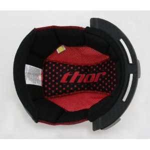  Thor Helmet Liner , Color: Black/Red, Size: Sm 0134 1014 