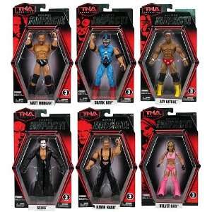   : TNA Wrestling Deluxe Impact Action Figures Wave 3 Set: Toys & Games