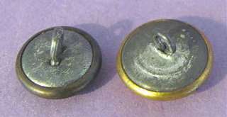 Vintage Stamped Brass BAND Uniform BUTTONS  