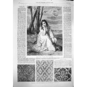  1862 WALL PAPER SCOTT CUTHBERTSON STERNES MARIA MILAN 