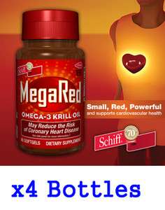 Bottles x 90 ct Schiff Mega Red Omega 3 Krill Oil MegaRed   360 
