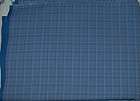 BLUE & WHITE Small Plaid SERGE Fabric 45 wide  