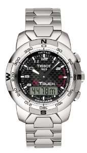   Tissot Mens T33788892 T Touch Polished Titanium Watch Tissot