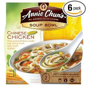 Annie Chuns Chicken Noodle Soup Noodle Bowl, 5.7 Ounce Bowls (Pack of 