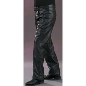  Mossi Mens Leather Pants 34 X 32 Black Automotive