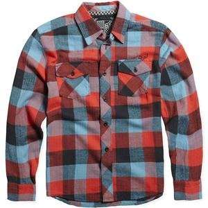   Racing Youth Skeptic Flannel Shirt   Youth Small/Flame Red Automotive