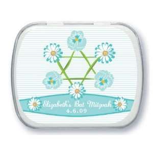  Star of David Flower Mint Tin 