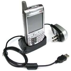  USB Sync Cradle + AC Charger Palm PalmOne Treo 650 700w 