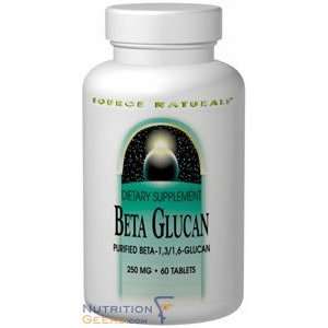  Source Naturals Beta Glucan 250mg, 60 Tablet: Health 