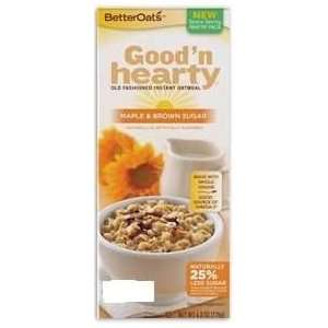 Better Oats Good n Hearty old Fashioned Instant Oatmeal Maple&Brown 
