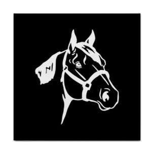   : Quarter Horse Ceramic Tile Coaster Great Gift Idea: Office Products