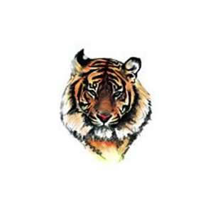  Tiger Portrait Temporary Tattoo 2x2 Beauty