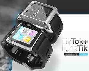 New LunaTik TikTok Aluminum Wrist Watch Case Band for iPod Nano 6G 