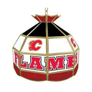  Nhl Calgary Flames Stained Glass Tiffany Lamp   16 Toys & Games