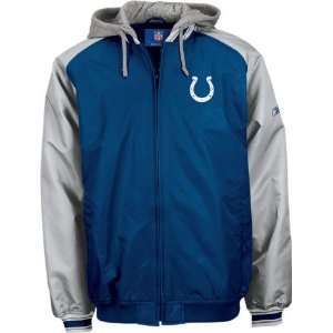 Mens Indianapolis Colts Midweight Jacket:  Sports 
