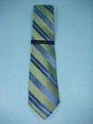 nwt club room tie necktie 100 % silk stripes quick