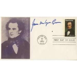  James MacGregor Burns Autographed Commemorative Philatelic 