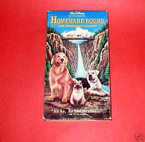 Homeward BoundThe Incredible Journey VHS~Ship $3.00  