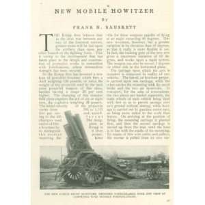  1913 Weapons 11 Inch Krupp Mobile Howitzer Everything 