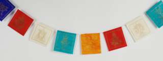 Buddhist Tibetan Prayer Flags 8 Auspicious Symbols Gift: Other Home 