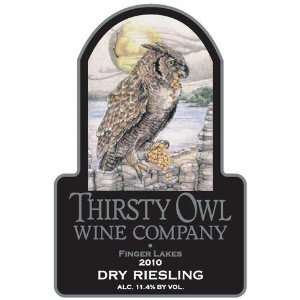  Thirsty Owl Wine Company Dry Riesling 2010: Grocery 