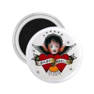  NEW Tattoo Baby Angel God Fridge Souvenir Magnet 2.25 Free 