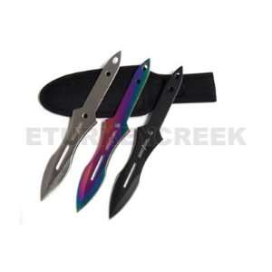  Mix Color Throwing Knife Set 3pc.