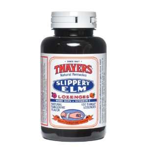 Thayers Slippery Elm Throat Lozenges Tangerine Flavored with Rosehips 