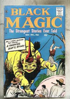 Black Magic Vol 8 #5 1961 fn/vg last issue Joe Simon  