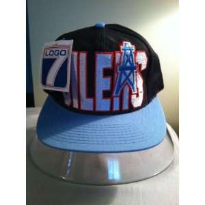    Houston Oilers Vintage Big Logo Snapback Hat: Everything Else