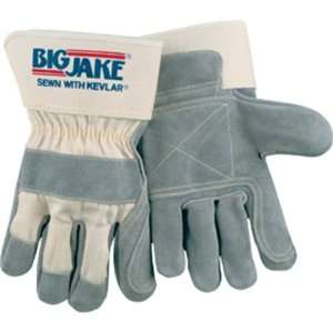  Safety Gloves   BIG JAKE Double Leather Palm, Sewn w/KEVLAR   Lot 