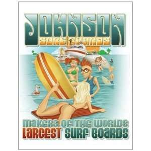  Magnet (Large) BIG JOHNSON   Surf Boards 