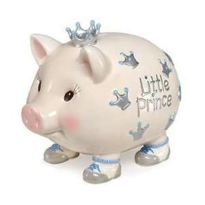  Little Prince   Medium Baby Piggy Bank by Mud Pie Baby