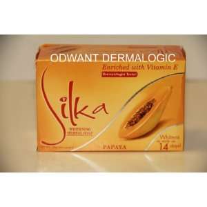  Silka Whitening Herbal Papaya Soap with Vitamin E Beauty