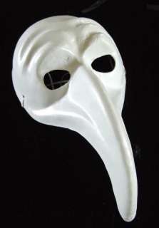 Venetian Unpainted Mask Project Art Drama Play Beak  