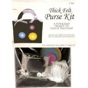 Large Thick Felt Purse Kit Circles: Arts, Crafts & Sewing