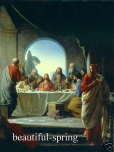 Describe oil painting  the_the_last_supper repro  