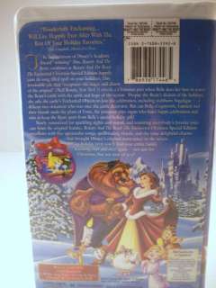 Disney Beauty and the Beast Enchanted Christmas VHS 786936174465 