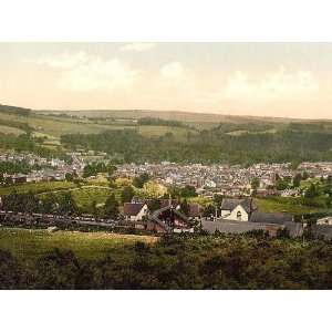 Vintage Travel Poster   From the station Okehampton England 24 X 18